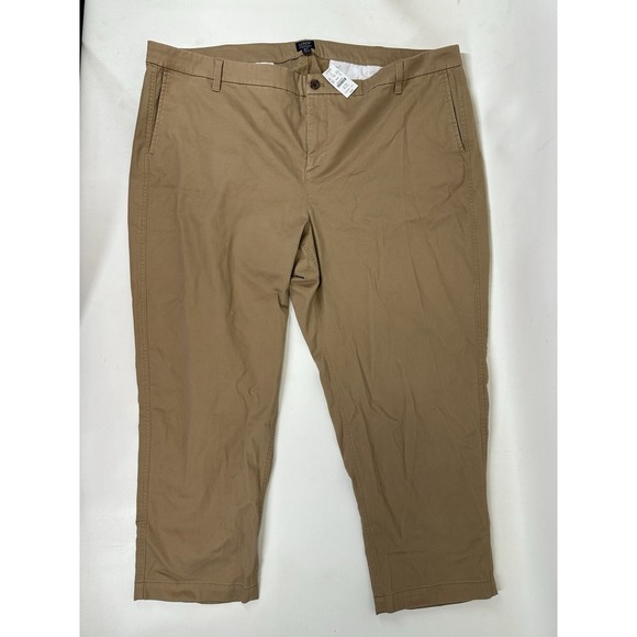 J.CREW Denim - J. Crew High-rise girlfriend‎ chino pants Women's Size 24 Plus